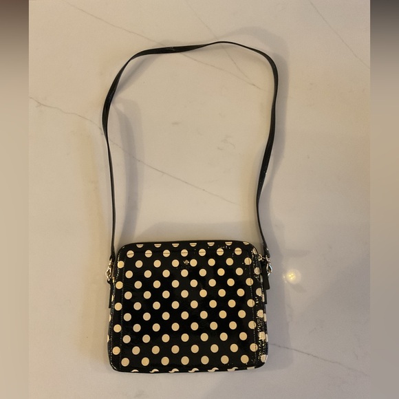 Black and Cream Kate Spade IPad Envelope Bag - Picture 2 of 7